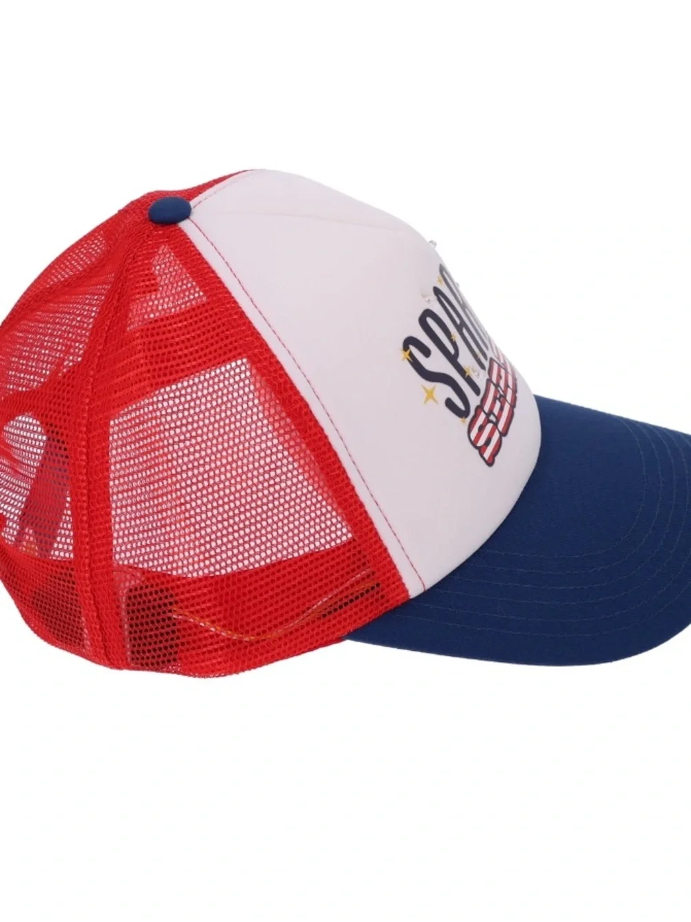 Sparkle Season Trucker Hat - Red White Blue